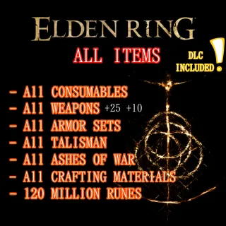 Elden Ring - PS4/PS5 // ALL ITEMS 