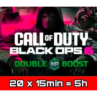 5  Hours Double XP Call of Duty Black Ops 6