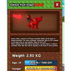 RAINBOW HATCHED FROST DRAGON