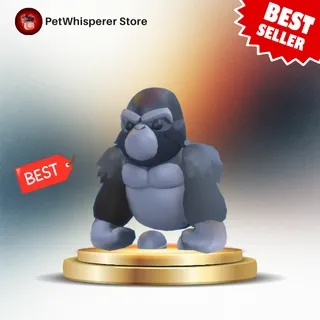 4x Silverback gorilla