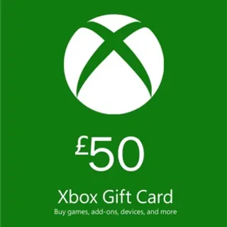 £50.00 Xbox Gift Card -🔥 FAST AUTO-DELIVERY (UK REGION ONLY) 🔥—- £50 GBP XBOX 