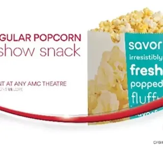 AMC Regular Popcorn Voucher