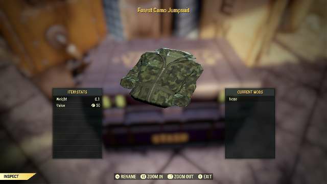 forest camo jumpsuit