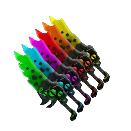 Roblox Murder Mystery 2 MM2 Premium Colored Seer Bundle - Godly Knives & Guns
