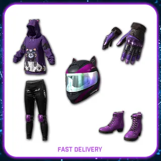 PURRPLE PERIWINKLE COSTUME SET