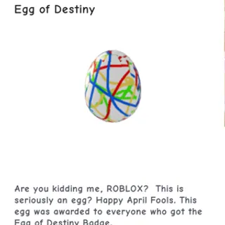 egg of destiny account