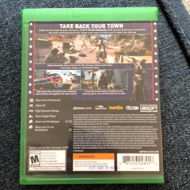 Far Cry 5 - XBox One Games (Like New) - Gameflip