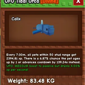 UFO TIDAL ORCA