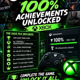 ACHIEVEMENTS UNLOCKED XBOX