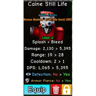 Caine Still Life Slop TD