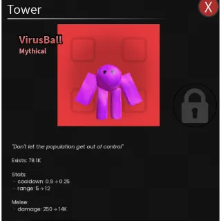 VirusBall Balls tower defense 