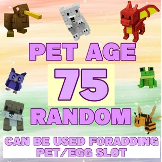 5x PET 75+ - GAG 