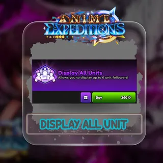 Anime Expeditions - Display All Unit [360R]