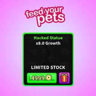 Feed Your Pet - Hacked Statue