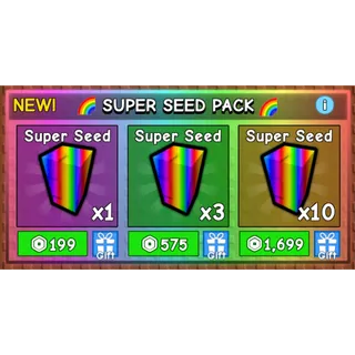Grow a Garden > Super Seed Pack x3