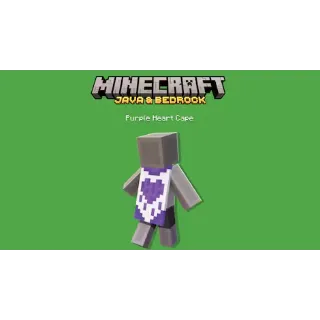 Minecraft Java & Bedrock Edition - Purple Heart Cape (Xbox Series X/S, Windows 10) - Microsoft Store Key - GLOBAL