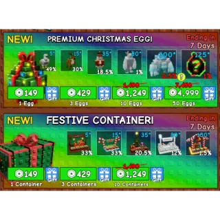 Grow a Garden > Premium Christmas Egg x1 [149R]