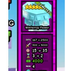 Winterray Flower | Garden Tower Defense