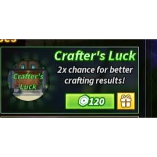 Prospecting > Crafter's Luck [299R] 