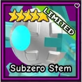 Garden Tower Defense > Subzero Stem