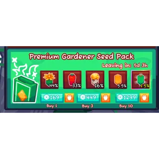 Garden Horizons - Premium Gardener Seed Pack [449R] 