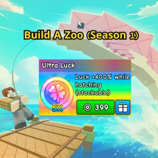 Build A Zoo > Ultra Luck [999R] 