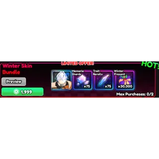 Anime Vanguards > Winter Skin Bundle [1999R]