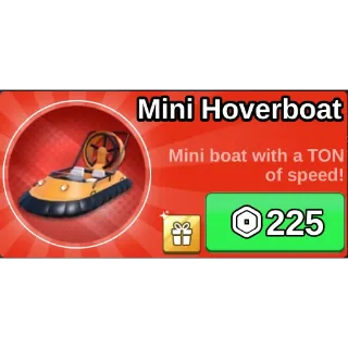 Fish it > Mini Hoverboat [225R] 