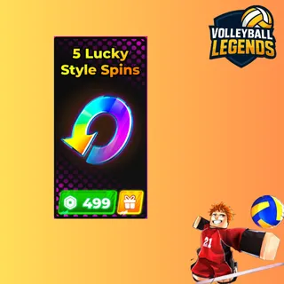 Volleyball Legends > 5 Lucky Style Spins [499R] 