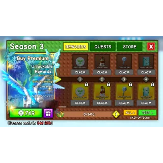 Grow a Garden > Premium Pass Season 3