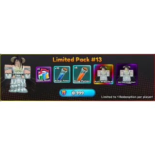Limited Pack #13 [999R] (Pure-white Devil) | Anime Eternal