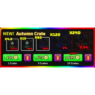Feed Your Pets - Autumn Crate x10 [1699R]