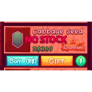  Garden Horizons > Cabbage Seed [369R]