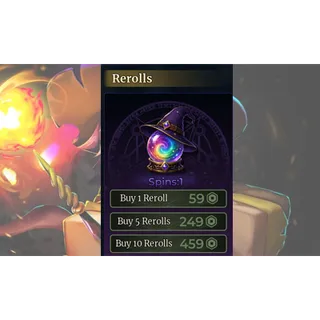 5 Rerolls [249R] - Wizard Alchemy