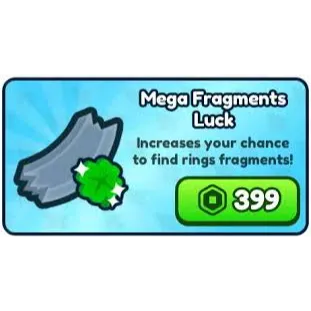Rebirth Champions: Ultimate > Mega Fragments Luck [399R]