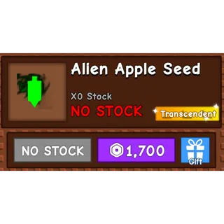 Grow A Garden > Alien Apple Seed [1700R]