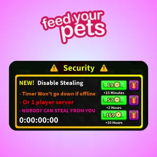 Feed Your Pet - Security