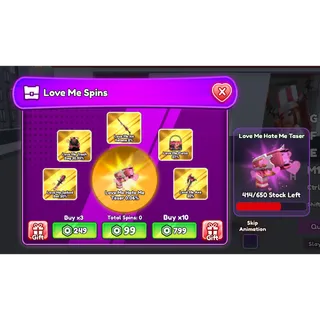 Baddies > Love Me Spins x3 (249R) 