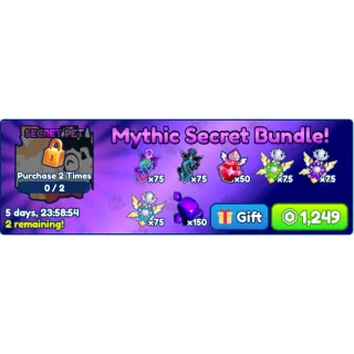 Bubble Gum Simulator INFINITY > Mythic Secret Bundle [1249R]