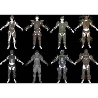 PC - Custom Armor Without Legendary Mods ( Secret Service - Brotherhood recon - Arctic marine armor - Covert scout - ... )