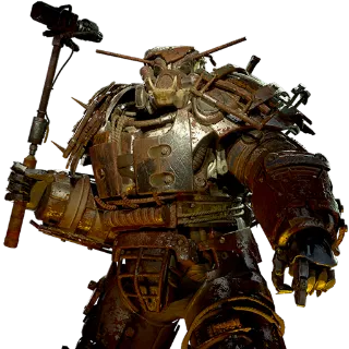 Hellcat Power Armor - Overeater x5 - Powered x5 - Arms Keeper x5 - Left arm Jetpack