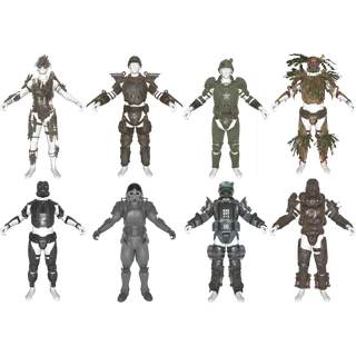 PC - Custom Armor Without Legendary Mods ( Secret Service - Brotherhood recon - Arctic marine armor - Covert scout - ... )