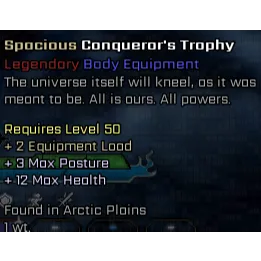CONQUERORS TROPHY VV ULTIMATUM