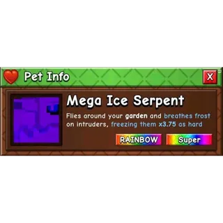 GROW A GARDEN 2 | MEGA RAINBOW ICE SERPENT