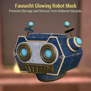 Glowing Robot Mask