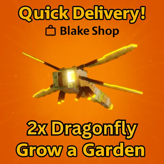 Dragonfly x2 - Grow a Garden Game Item - Gameflip