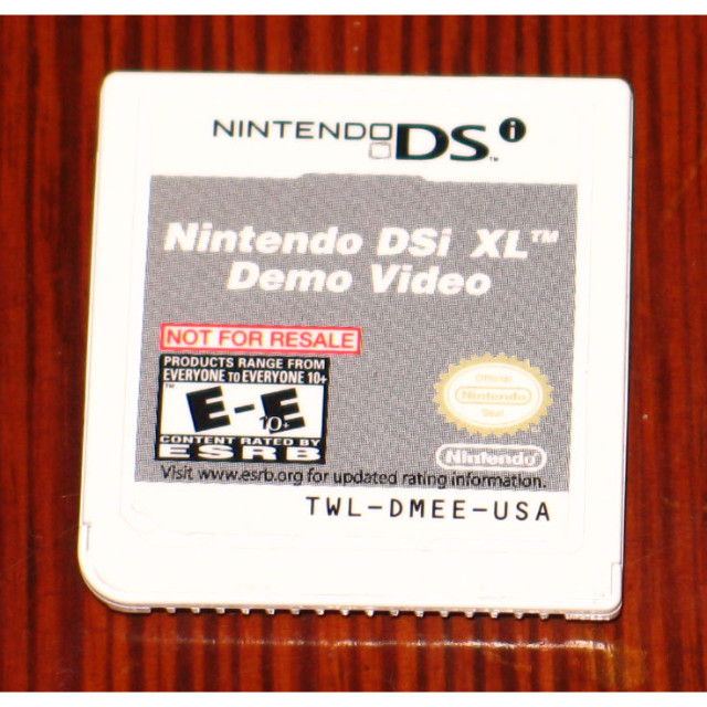 Nintendo DSi XL Demo Video in-store demonstration cartridge not for resale  promo - Nintendo DSi Spie... - Gameflip