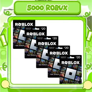 5000 Robux 