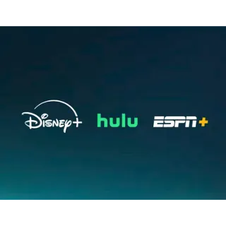 Disney +, Hulu and ESPN 1 month