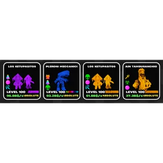 4x ROTS BUNDLE - Fruit vs Brainrots